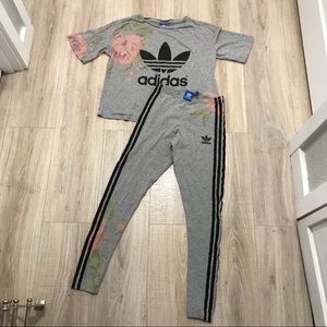 {keywor d} adidas pastel rose crop top